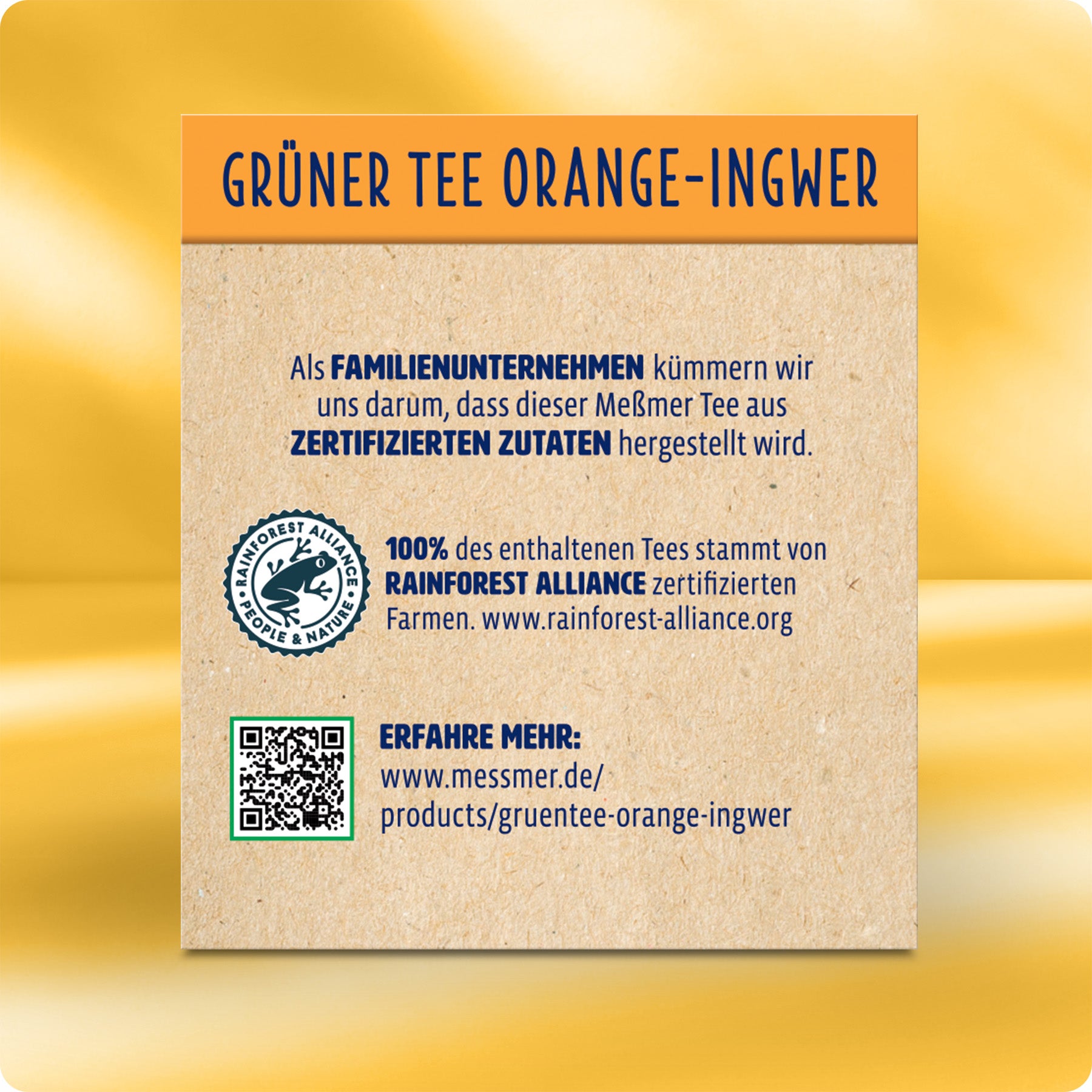 Grüner Tee Orange-Ingwer