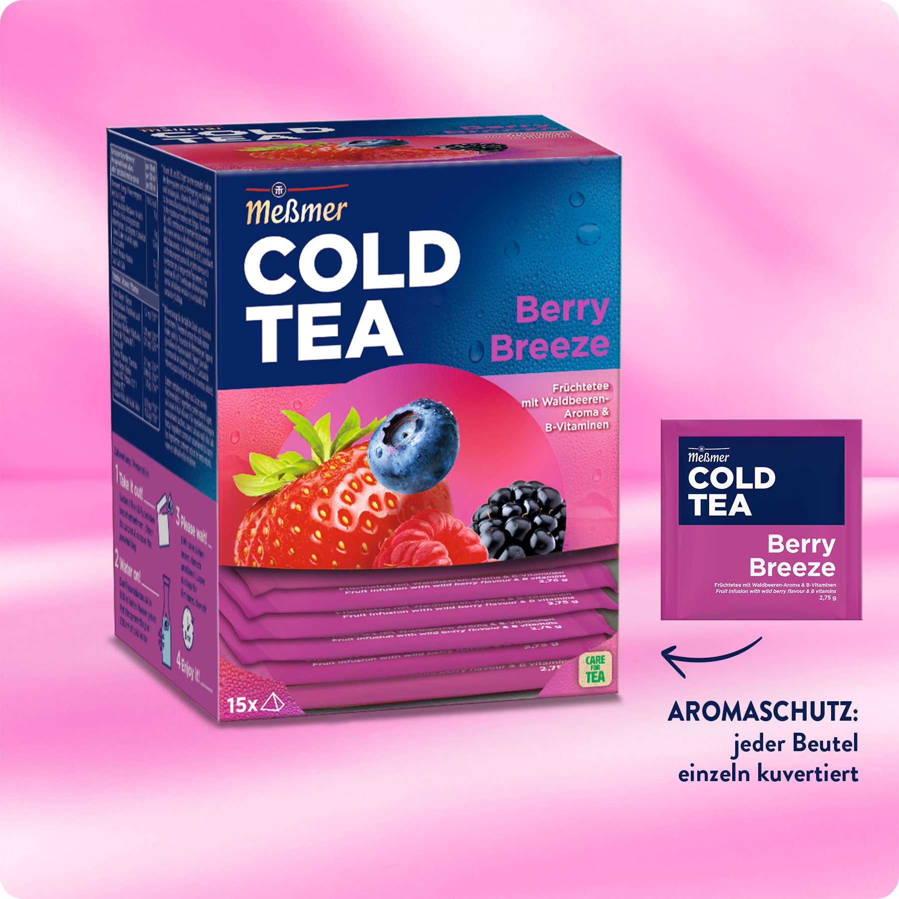 Cold Tea Set im Thekendisplay